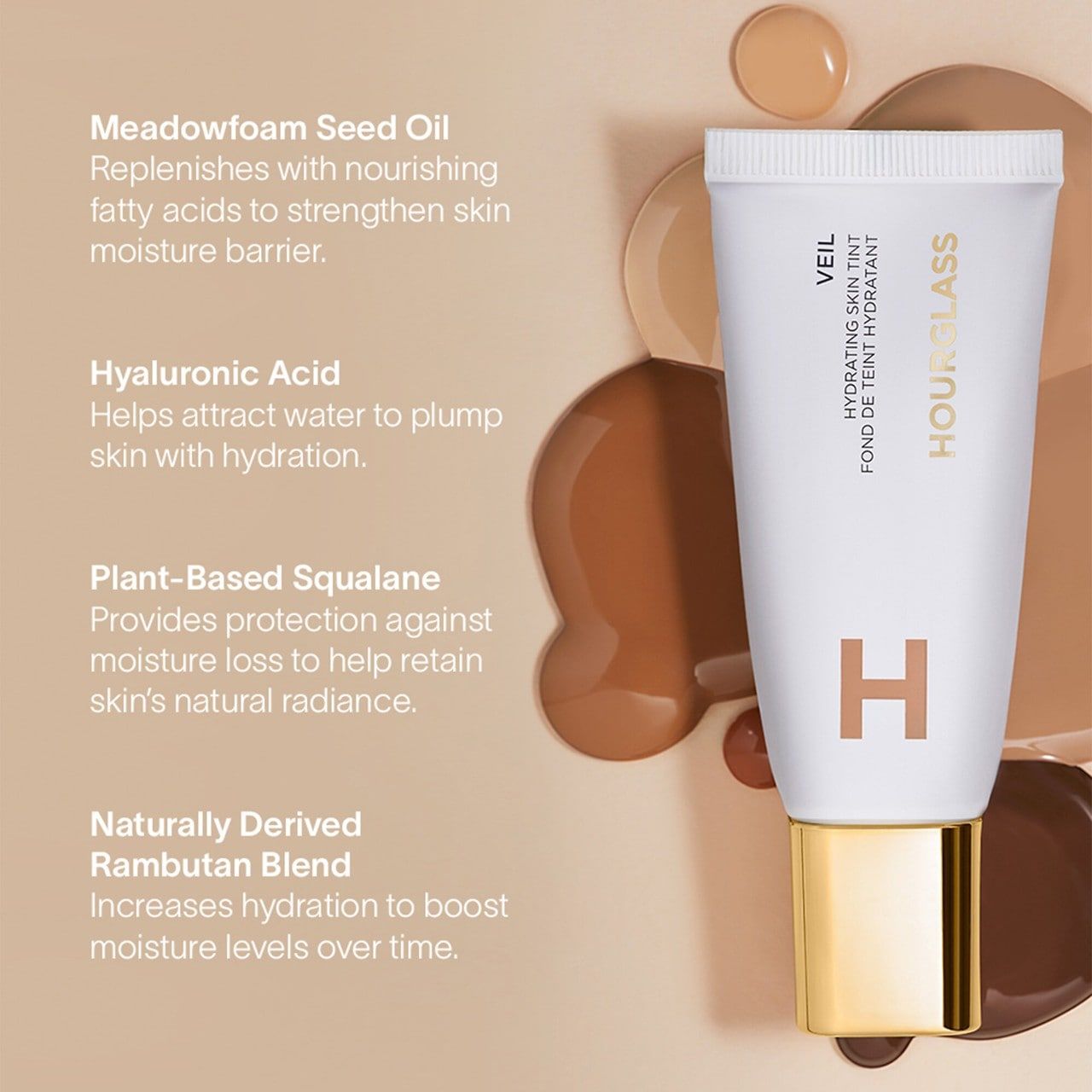Veil Hydrating Skin Tint - Hourglass / Tinte de piel hidratante foto 7