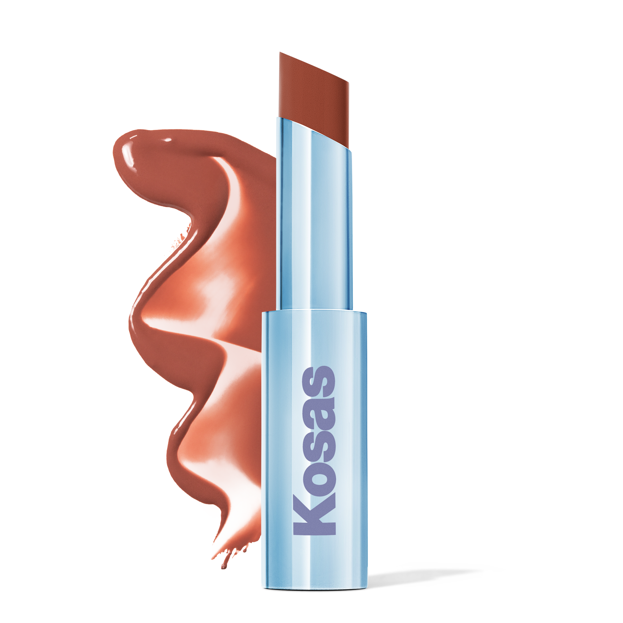 Kosas Wet Stick Moisture Lip Shine 100 Degrees - Neutral Pink Beige foto 9