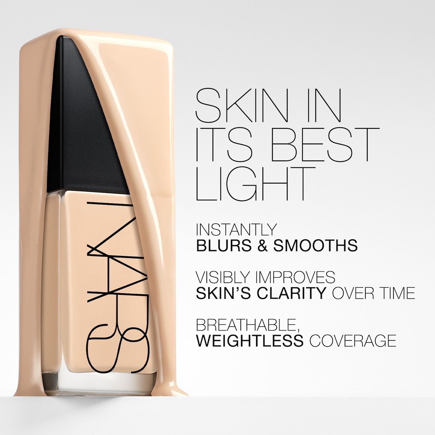 Light Reflecting Advanced Skincare Foundation - NARS / Base líquida iluminadora con skincare foto 7