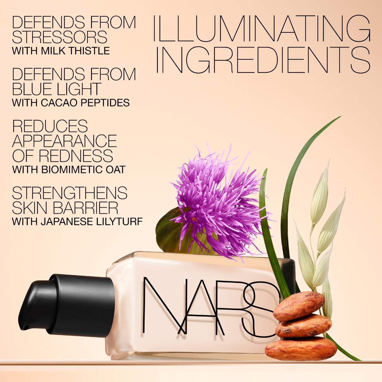 Light Reflecting Advanced Skincare Foundation - NARS / Base líquida iluminadora con skincare foto 9