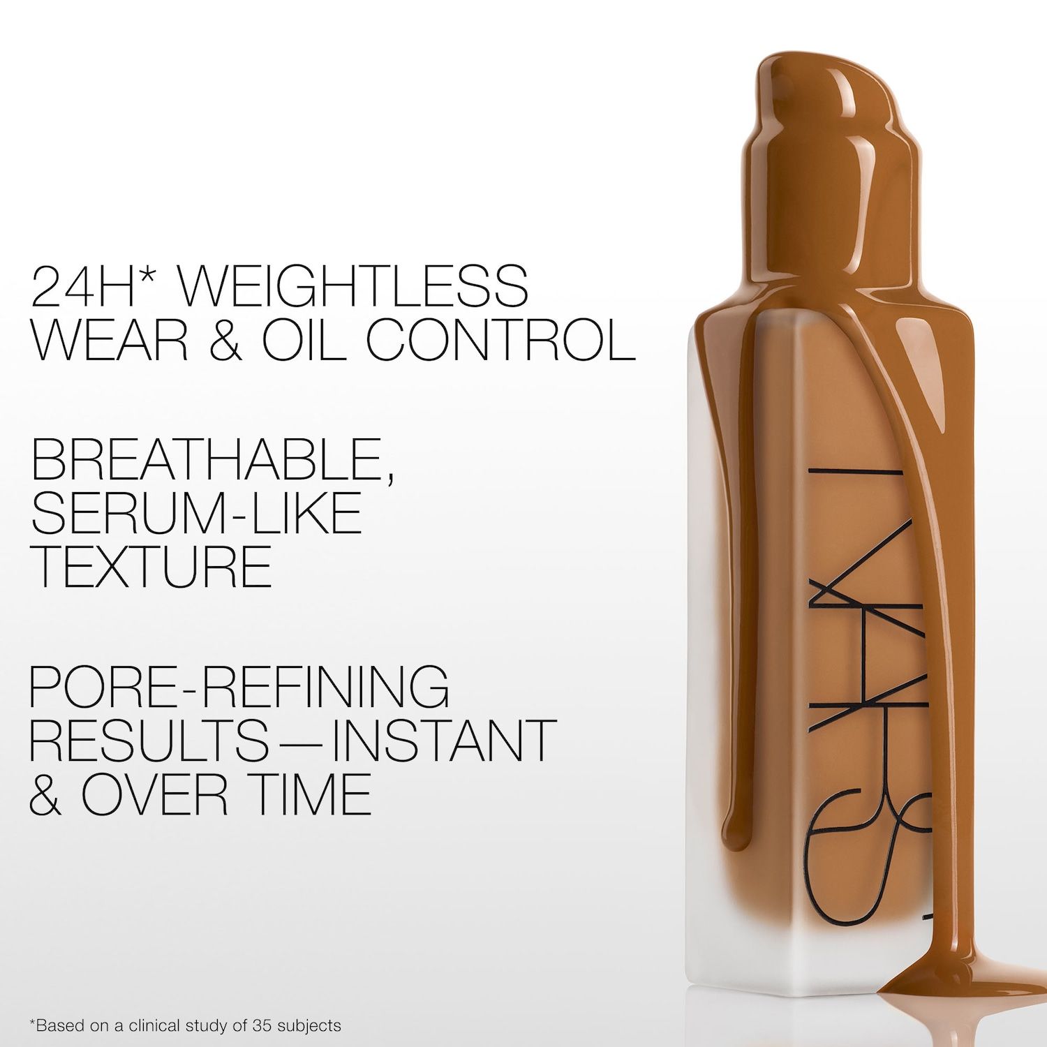 Natural Matte Longwear Foundation - NARS / Base líquida de cobertura ligera acabado mate foto 6