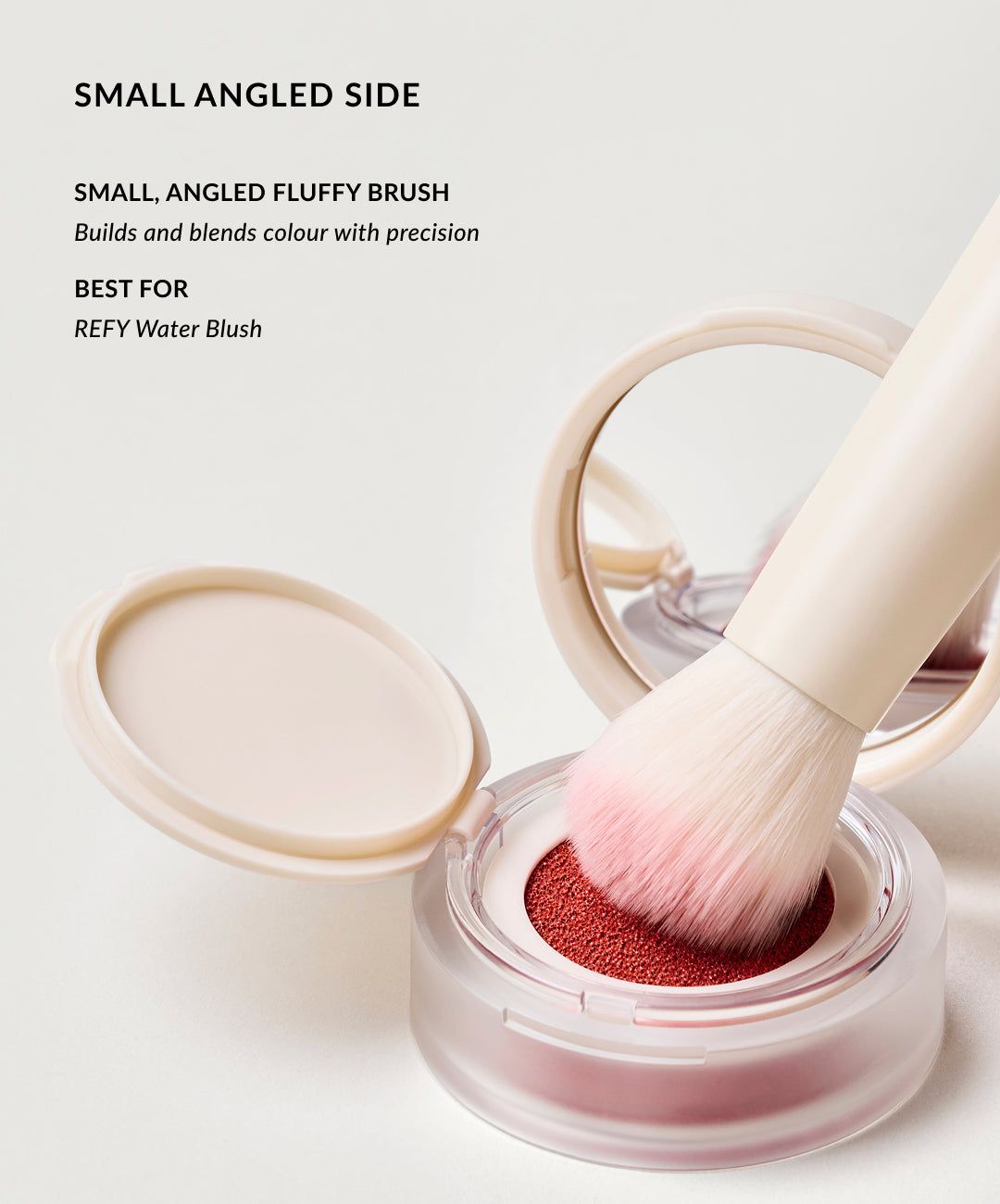 Duo Face Brush - REFY / Brocha doble punta para productos en crema foto 5