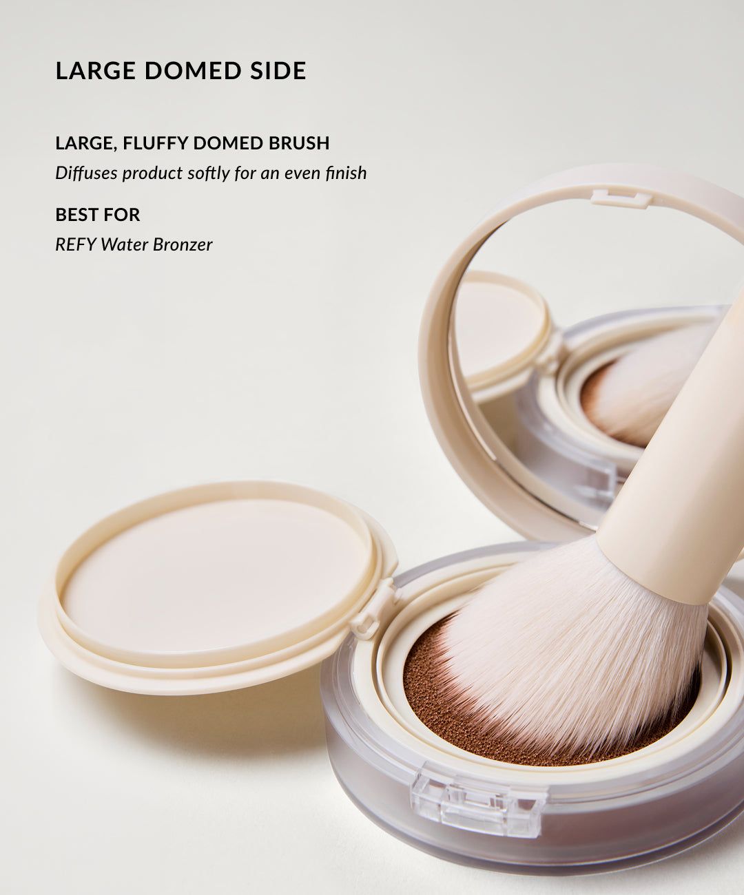 Duo Face Brush - REFY / Brocha doble punta para productos en crema foto 6