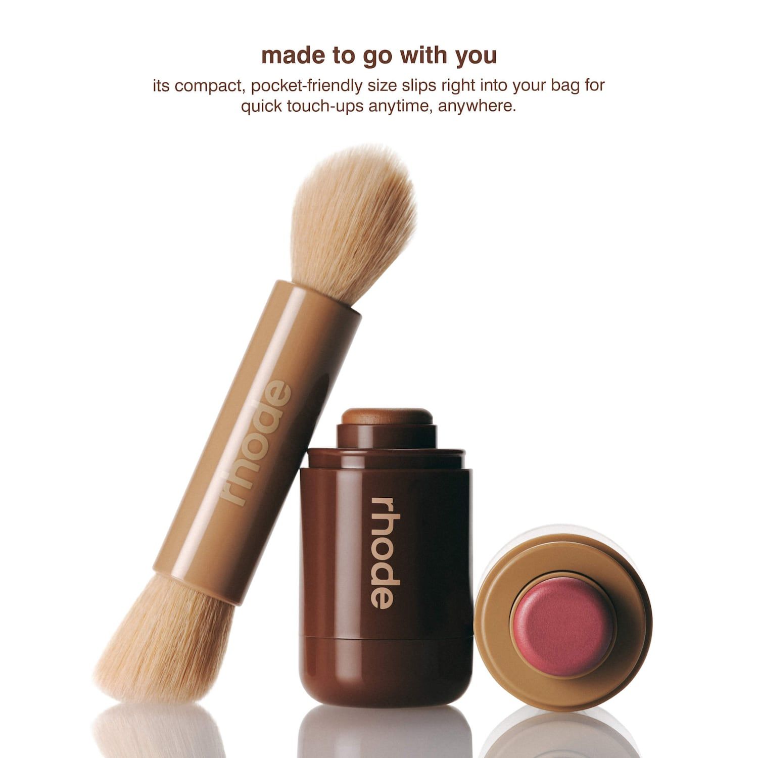 Rhode Double-Ended Blush Brush - Beige foto 10