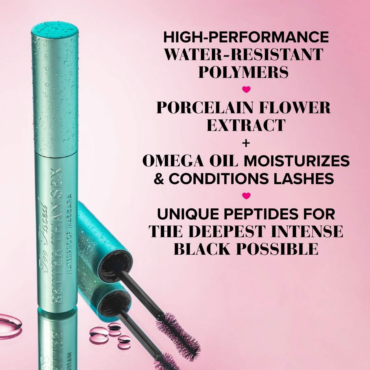Better Than Sex Waterproof Mascara - Too Faced / Máscara de pestañas voluminizadora resistente al agua foto 9