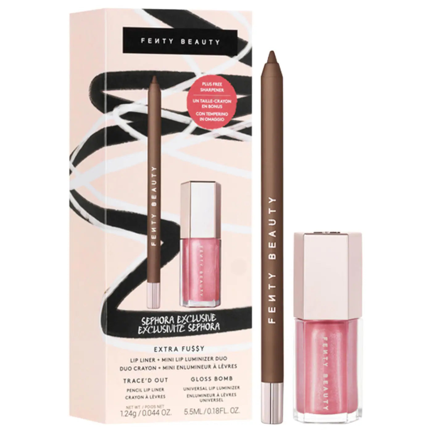 Extra Fu$$y Lip Liner + Mini Lip Luminizer Duo - Fenty Beauty by Rihanna / Set para labios