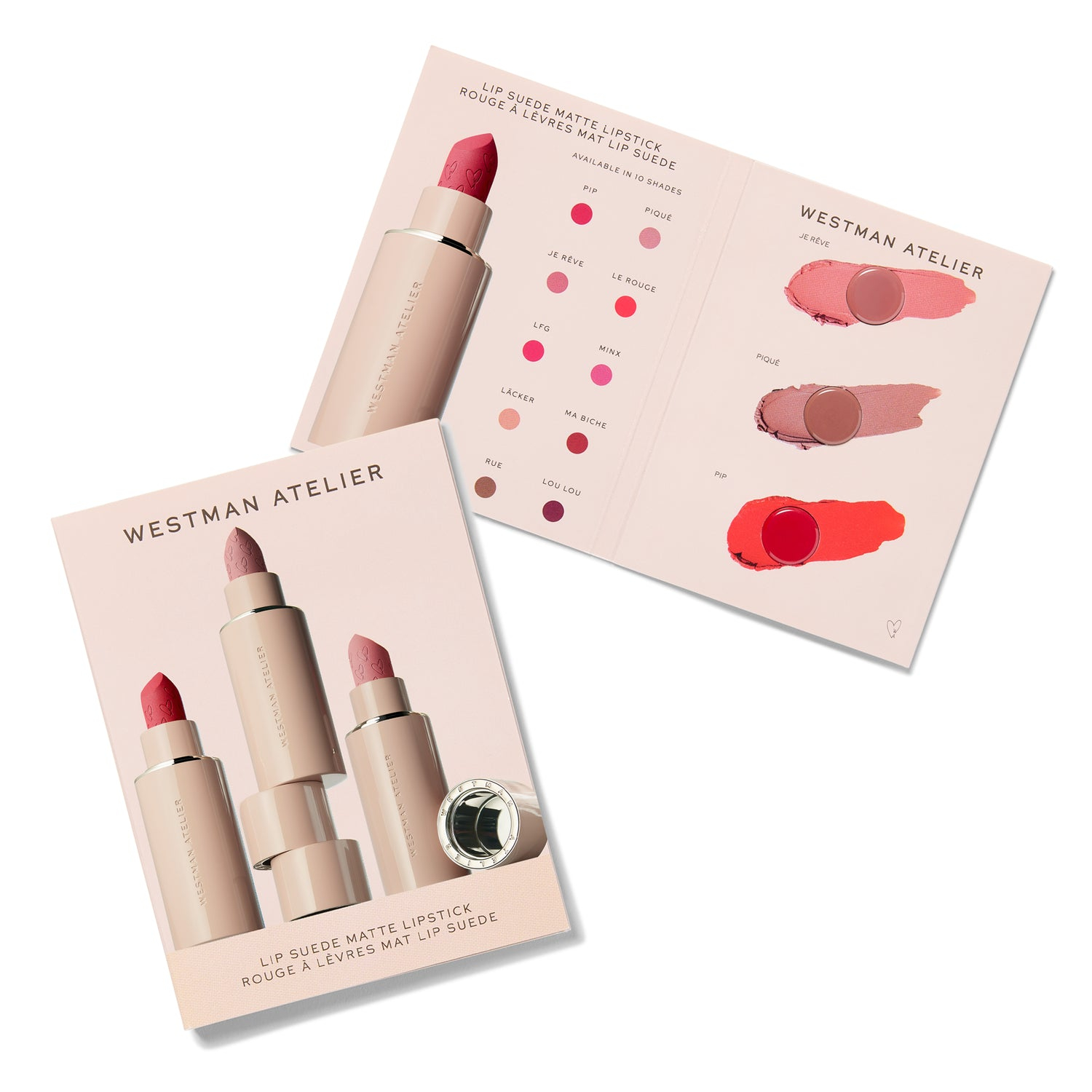 Lip Suede Matte Lipstick - Westman Atelier / Labial mate hidratante